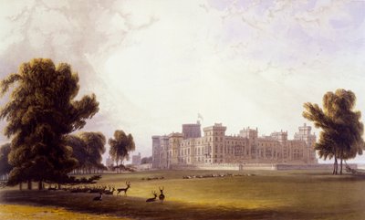 Schloss Windsor vom Südende, aus 